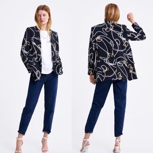 Zara Nautical Chain and Rope Blazer